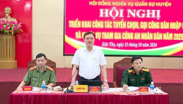 Đảm bảo chặt chẽ trong tuyển chọn và gọi công dân nhập ngũ năm 2025.